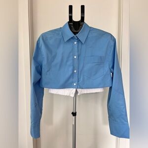 Zara Sky Blue Shirt